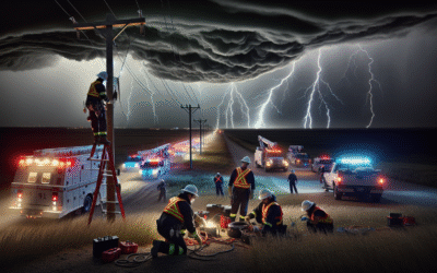 Emergency Electrical Response Protocol for Severe Prairie Storms