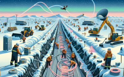 Fiber Optic Backbone Installation for Mining Operations in Northern Manitoba